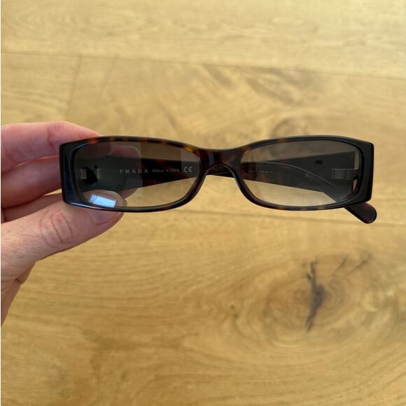 PRADA - VPR 18H Tortoiseshell Sunglasses in Brown - Picture 1 of 7